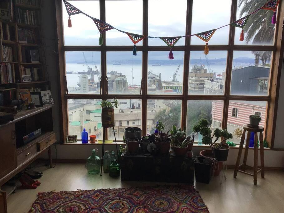 Gran Departamento En Cerro Alegre Con Unica Vista Al Puerto * Valparaiso